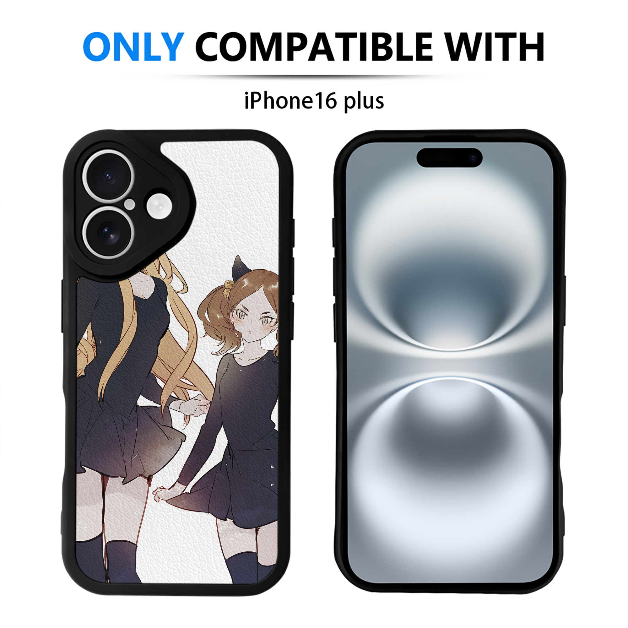 （画像用） ハイキュー!! Haikyu!! 【iPhone 16シリーズ対応】シリコンスマホケース（レザー調） 材質：シリコン